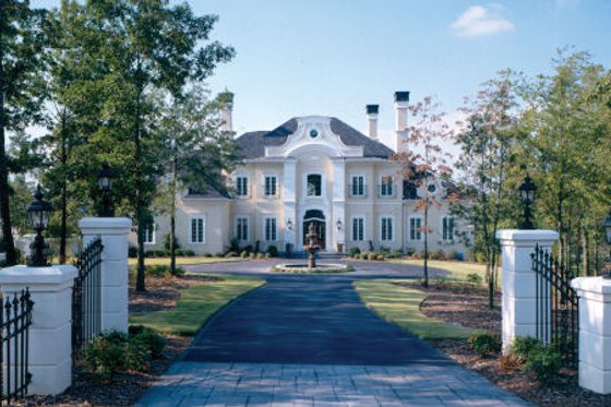 Exterior - Other Elevation 1 for European House Plan #429-9 - 4 bed, 3.5 bath