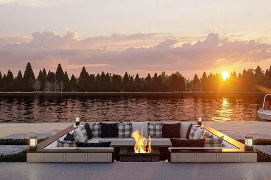 Exterior - Other Elevation 6 for Farmhouse House Plan #455-258 - 2 bed, 2 bath