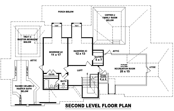 European Style House Plan - 3 Beds 3 Baths 3159 Sq/Ft Plan #81-1239 ...