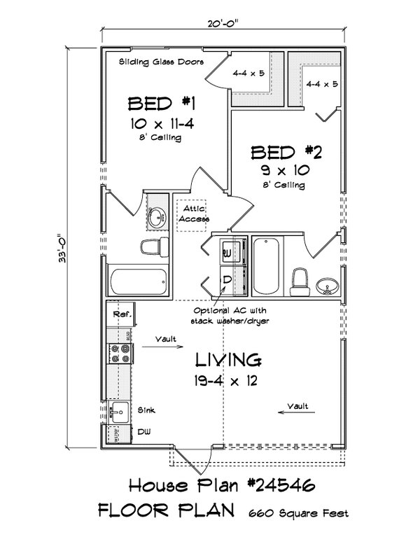 House Blueprint - Cottage Floor Plan - Main Floor Plan #513-2339