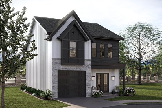 Exterior - Other Elevation 1 for Cottage House Plan #455-715 - 3 bed, 2.5 bath