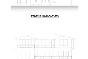 Exterior - Other Elevation for Contemporary House Plan #1066-137 - 6 bed, 5.5 bath