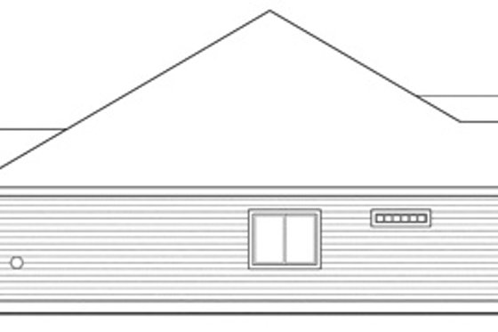 Exterior - Other Elevation for Ranch House Plan #124-826 - 3 bed, 2 bath