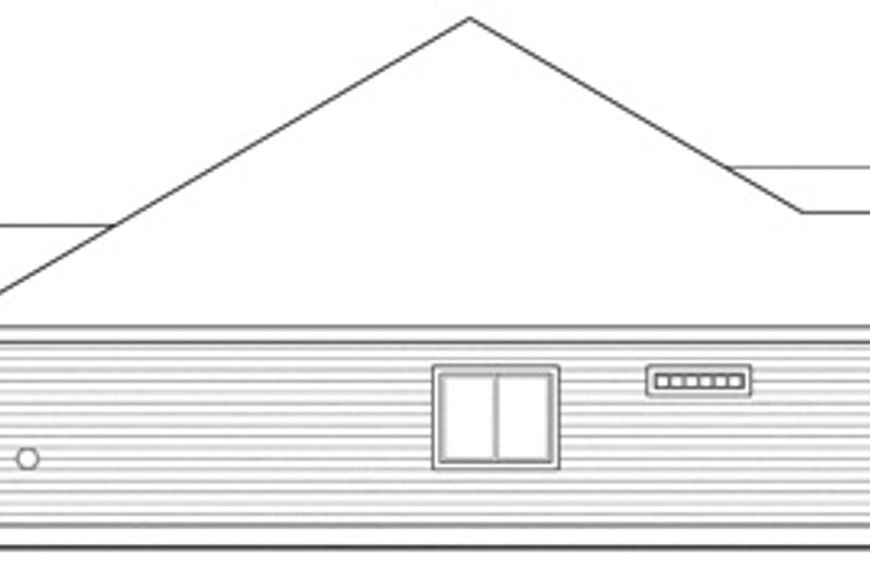 Home Plan - Exterior - Other Elevation for Ranch House Plan #124-826 - 3 bed, 2 bath