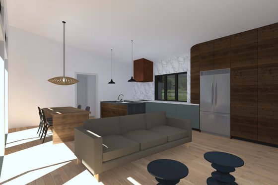 Interior - Kitchen for Farmhouse House Plan #933-18 - 3 bed, 2 bath