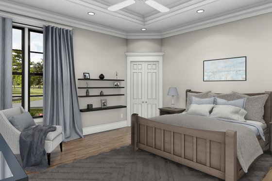 Interior - Master Bedroom for Farmhouse House Plan #406-9656 - 4 bed, 2 bath