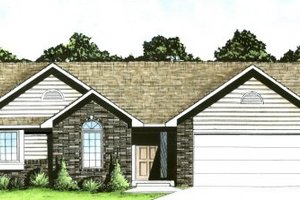 Traditional Exterior - Front Elevation Plan #58-114