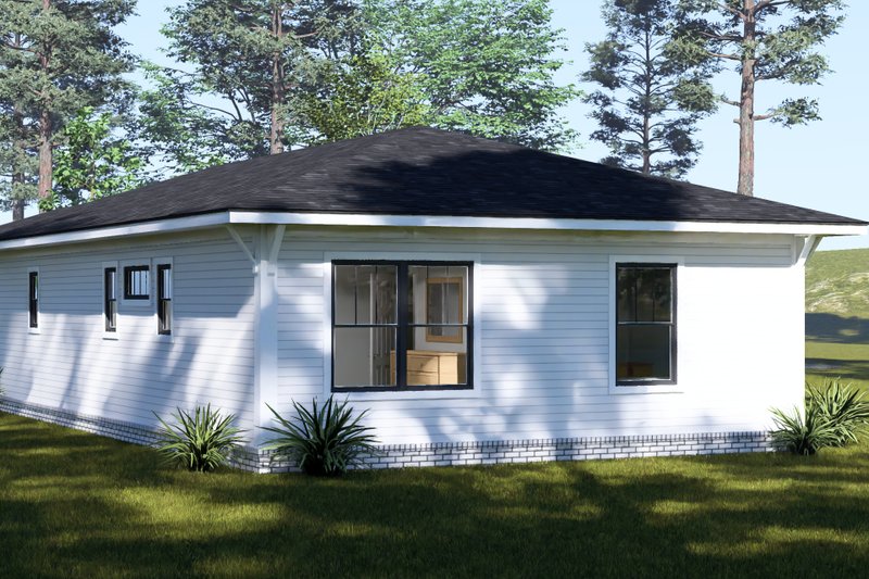 Home Plan - Exterior - Other Elevation 3 for Modern House Plan #513-2475 - 3 bed, 2 bath