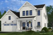 Farmhouse Style House Plan - 3 Beds 3.5 Baths 2274 Sq/Ft Plan #51-1349 