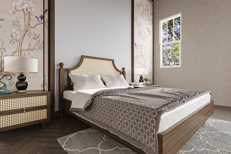 Home Plan - Interior - Bedroom for European House Plan #54-552 - 6 bed, 5.5 bath