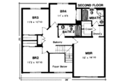 Country Style House Plan - 4 Beds 2.5 Baths 2013 Sq/Ft Plan #316-102 