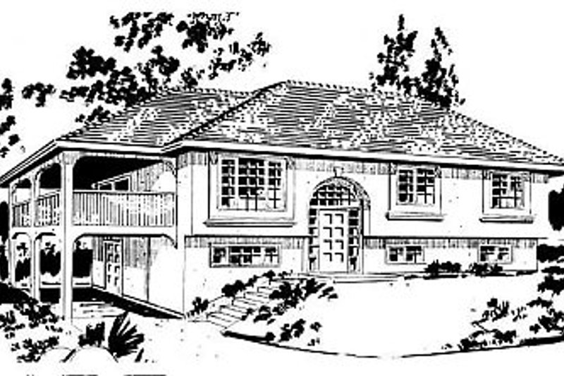 Dream House Plan - European Exterior - Front Elevation Plan #18-302