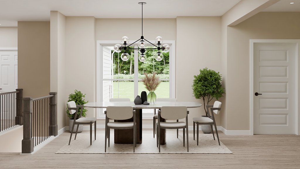 Interior - Dining Room for Craftsman House Plan #1089-63 - 3 bed, 2.5 bath