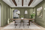 Mediterranean Style House Plan - 4 Beds 3.5 Baths 2987 Sq/Ft Plan #455-566 