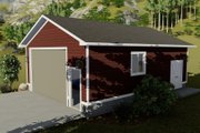 Traditional Style House Plan - 0 Beds 0 Baths 782 Sq/Ft Plan #1060-92 