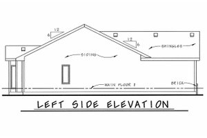 Exterior - Other Elevation for Traditional House Plan #20-1714 - 2 bed, 2 bath