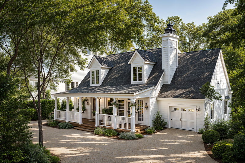 House Plan Design - Country Exterior - Front Elevation Plan #30-314