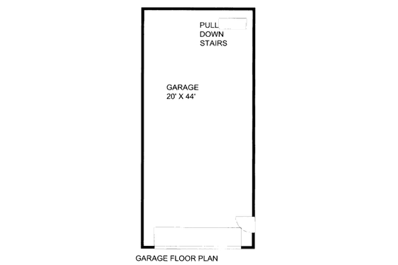 Floor Plan - Main Floor for Traditional House Plan #117-664, 0 bath