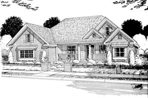 Exterior - Other Elevation for Traditional House Plan #513-2045 - 4 bed, 3.5 bath