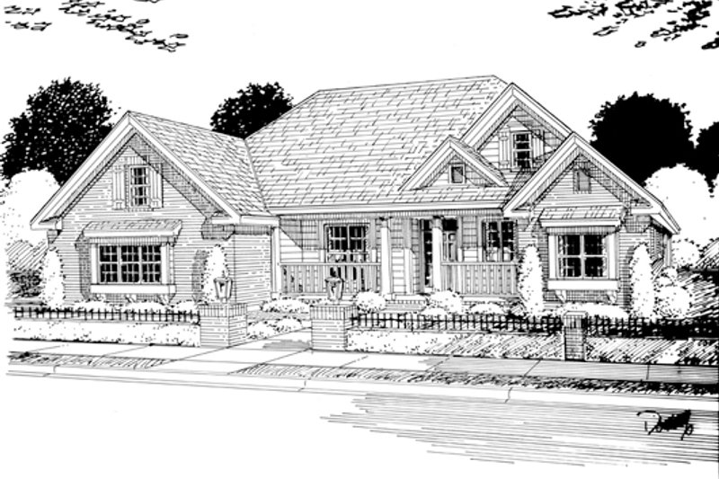 Dream House Plan - Exterior - Other Elevation for Traditional House Plan #513-2045 - 4 bed, 3.5 bath