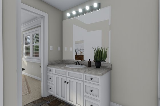 Interior - Master Bathroom 1 for Traditional House Plan #1060-58 - 3 bed, 2.5 bath