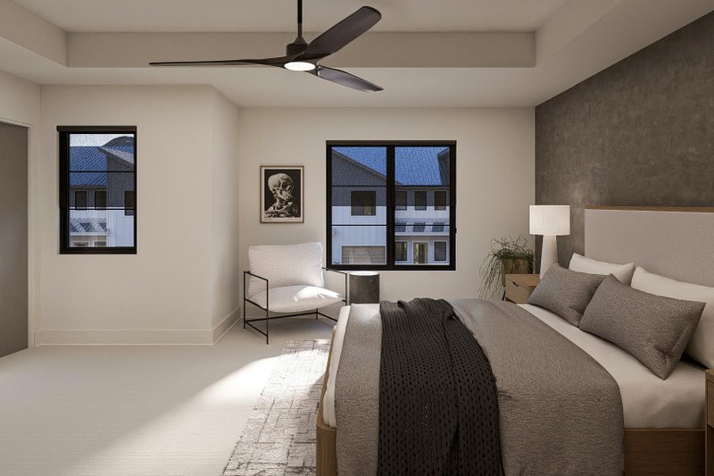 House Plan Design - Interior - Master Bedroom 1 for Modern House Plan #455-824 - 3 bed, 3 bath