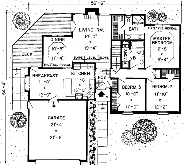 Traditional Floor Plan - Main Floor Plan #312-290