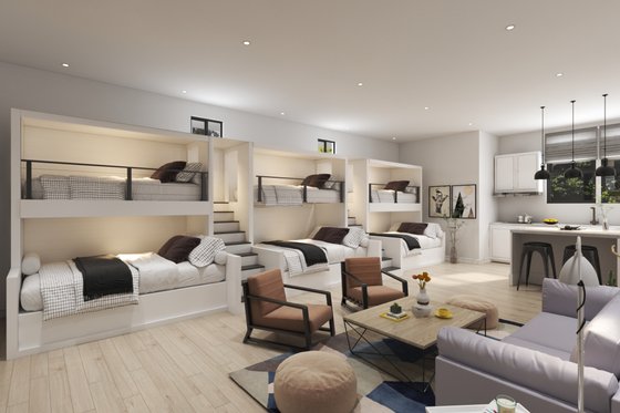 Interior - Other 1 for Barndominium House Plan #1070-272, 1 bath
