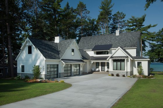 Exterior - Front Elevation 3 for Farmhouse House Plan #928-399 - 3 bed, 3.5 bath