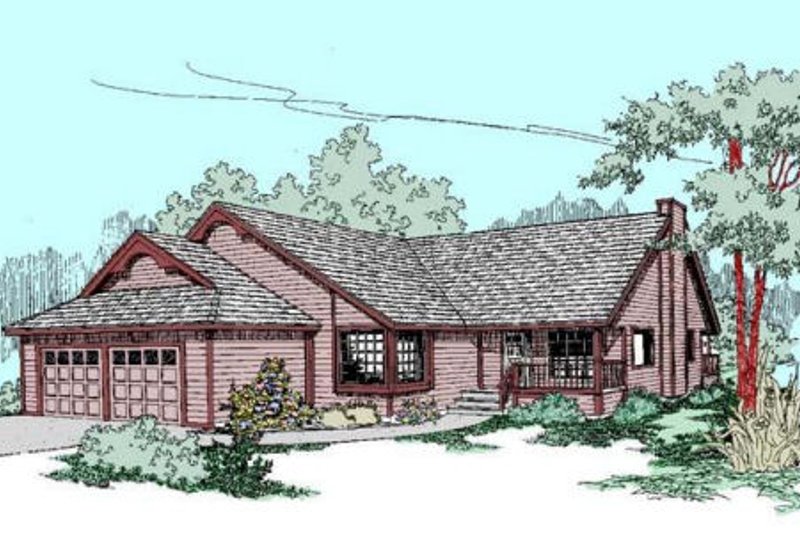 Dream House Plan - Traditional Exterior - Front Elevation Plan #60-269