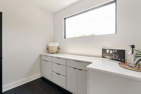 Interior - Laundry for Modern House Plan #1080-28 - 3 bed, 2.5 bath