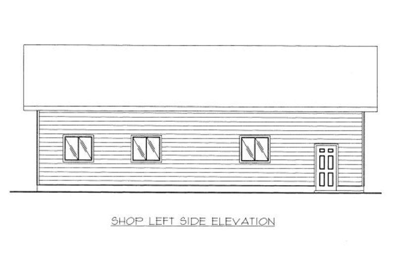 Dream House Plan - Exterior - Other Elevation 1 for Traditional House Plan #117-754, 0 bath
