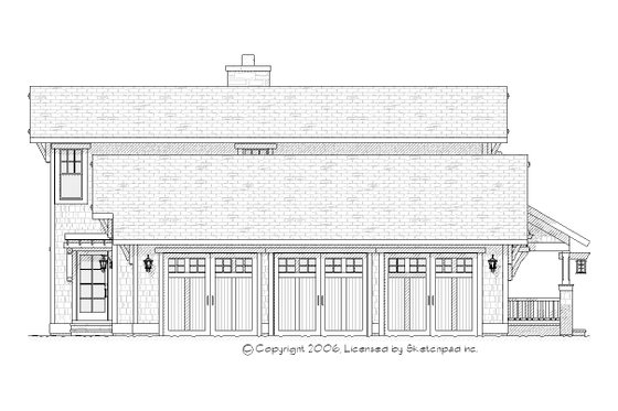 Exterior - Other Elevation 1 for Craftsman House Plan #901-67 - 4 bed, 3.5 bath