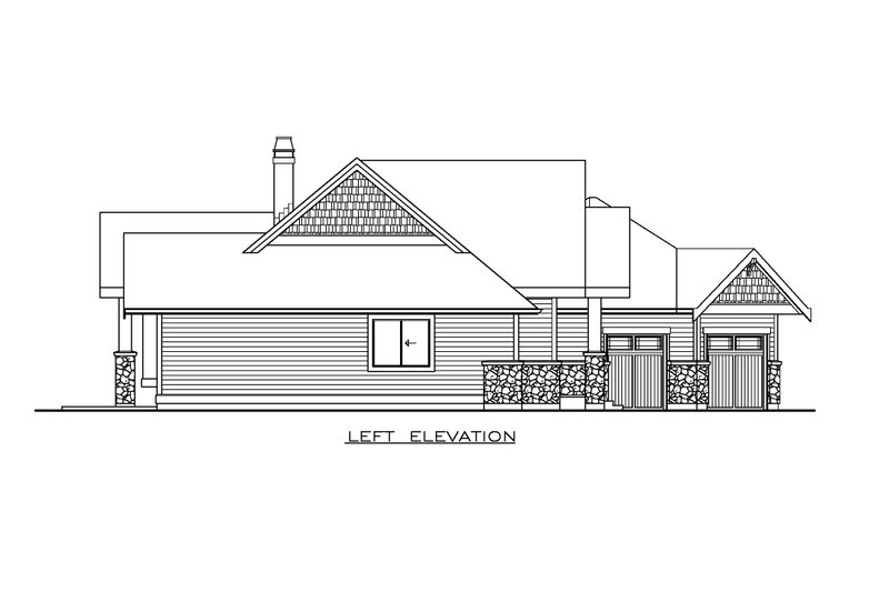 Architectural House Design - Exterior - Other Elevation for Craftsman House Plan #1100-139 - 3 bed, 2.5 bath