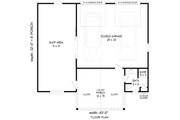 Country Style House Plan - 0 Beds 1 Baths 558 Sq/Ft Plan #932-1272 