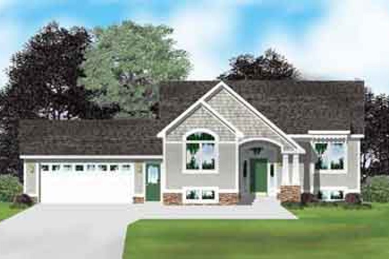 Cottage Style House Plan - 2 Beds 2 Baths 1255 Sq/Ft Plan #49-157