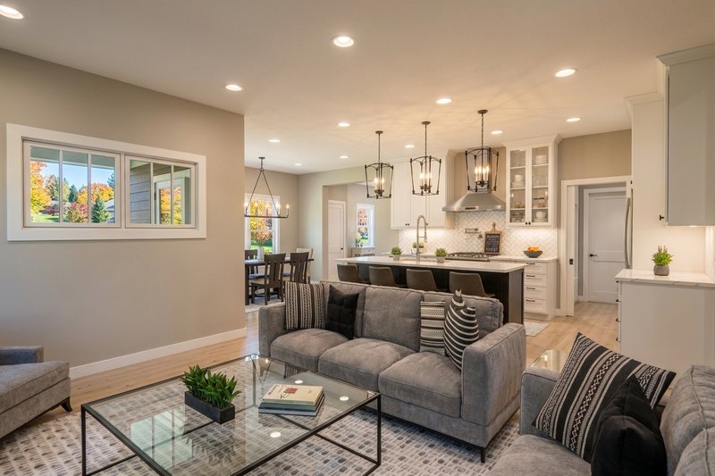 Home Plan - Interior - Family Room 1 for Craftsman House Plan #51-1545 - 3 bed, 2.5 bath