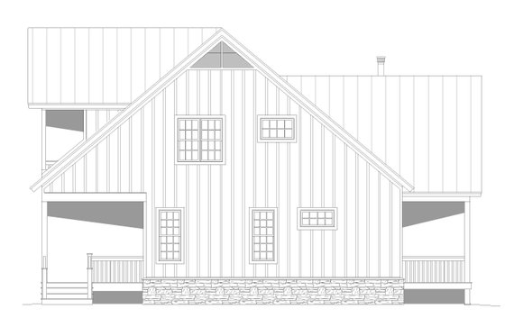 Exterior - Other Elevation 1 for Cottage House Plan #932-635 - 3 bed, 3.5 bath