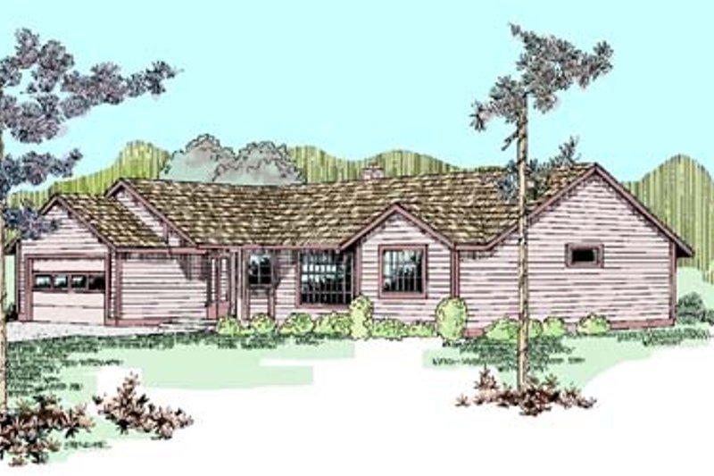 Home Plan - Traditional Exterior - Front Elevation Plan #60-510
