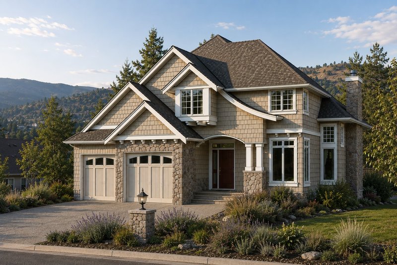 Home Plan - Exterior - Front Elevation 2 for Craftsman House Plan #1100-158 - 3 bed, 2.5 bath