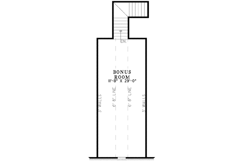 Home Plan - Floor Plan - Other Floor for Traditional House Plan #17-2129 - 4 bed, 3 bath