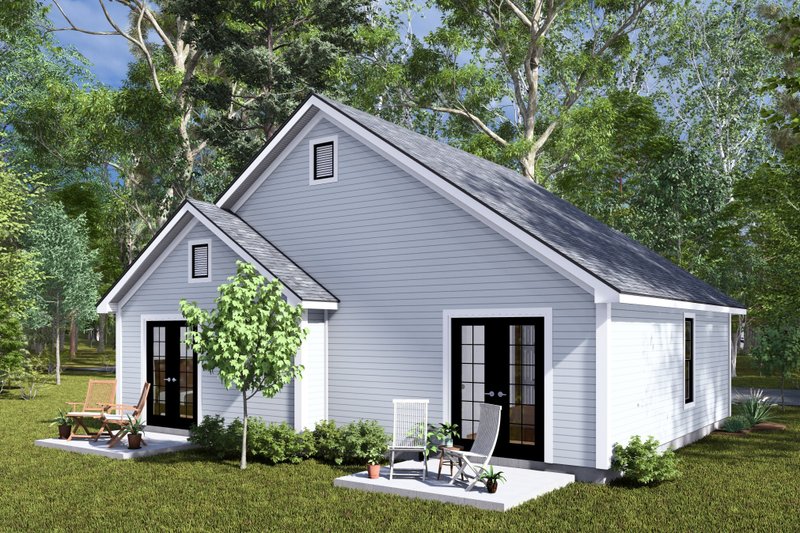 Dream House Plan - Exterior - Other Elevation 1 for Cottage House Plan #513-2272 - 1 bed, 1 bath