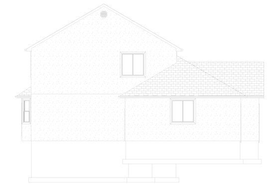 Exterior - Other Elevation for Traditional House Plan #1060-208 - 4 bed, 2.5 bath