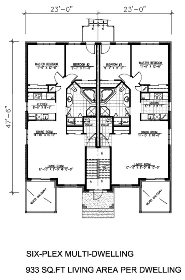 European Floor Plan - Main Floor Plan #138-257