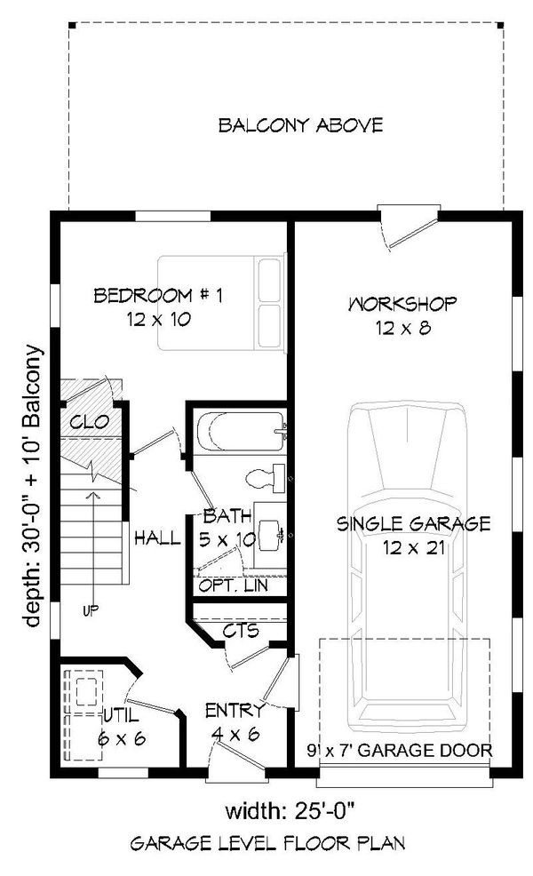 House Plan Design - Contemporary Floor Plan - Main Floor Plan #932-181