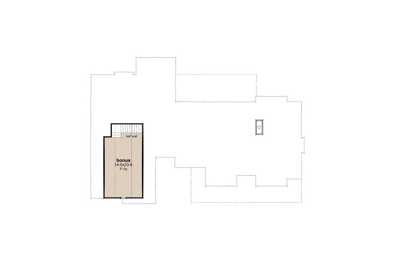 House Design - Floor Plan - Upper Floor for Cottage House Plan #120-286 - 3 bed, 2.5 bath