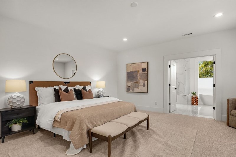 Home Plan - Interior - Master Bedroom for Traditional House Plan #1066-219 - 5 bed, 4.5 bath