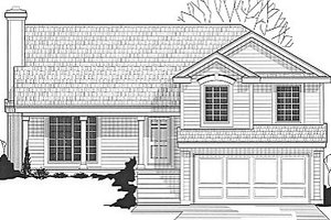 Traditional Exterior - Front Elevation Plan #67-656