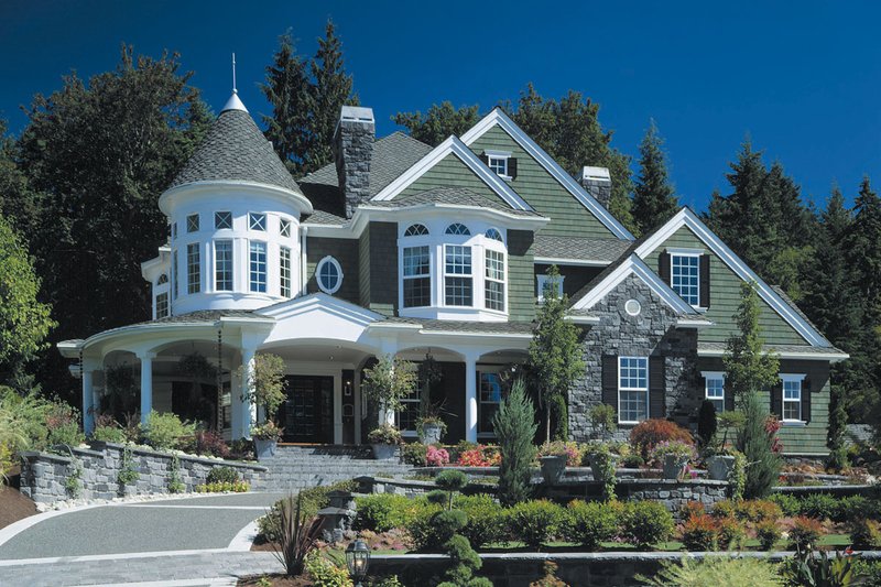 Dream House Plan - Victorian Exterior - Front Elevation Plan #132-175