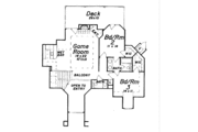 European Style House Plan - 3 Beds 3 Baths 3016 Sq/Ft Plan #52-149 